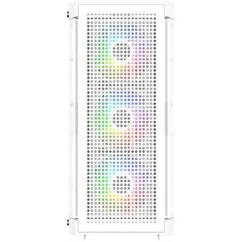  Корпус Powercase Ultimate White (CUW-A4), Tempered Glass, 4x 120mm ARGB fans, ARGB HUB, белый, ATX 