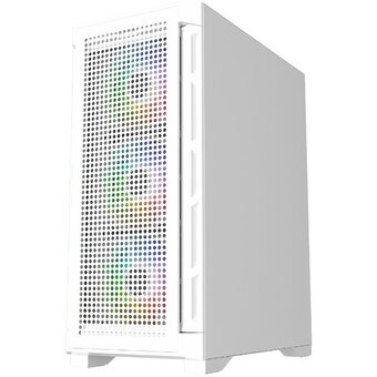  Корпус Powercase Ultimate White (CUW-A4), Tempered Glass, 4x 120mm ARGB fans, ARGB HUB, белый, ATX 