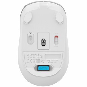  Мышь A4Tech Fstyler FB26CS Air2 серебристый/белый 