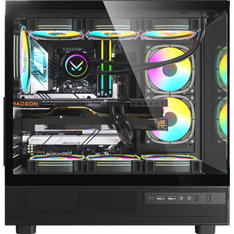  Корпус Formula Crystal Z8 Cosmic (crystal z8 b cos), Midi-Tower, ATX, без БП, черный 