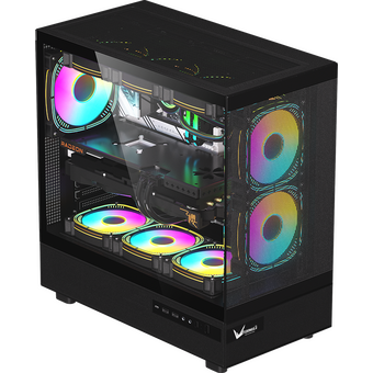  Корпус Formula Crystal Z8 Floe (crystal z8 b floe), Midi-Tower, ATX, без БП, черный 