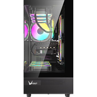  Корпус Formula Crystal Z8 (crystal z8 b), Midi-Tower, ATX, без БП, черный 