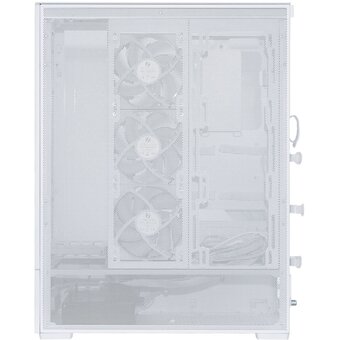  Корпус Lian Li SUP01W / White (G99.SUP01W.R0) / 3 x 120mm PWM Fan / PCIe4.0 Riser Cable / Mid-Tower, TG 