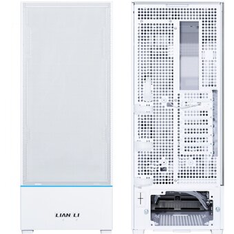  Корпус Lian Li SUP01W / White (G99.SUP01W.R0) / 3 x 120mm PWM Fan / PCIe4.0 Riser Cable / Mid-Tower, TG 