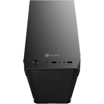  Корпус Оклик OCC-MN301 черный без БП mATX 1x80mm 2x120mm 1xUSB2.0 1xUSB3.0 audio 