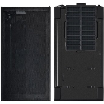  Корпус Lian Li SUP01X / Black (G99.SUP01X.R0) / 3 x 120mm PWM Fan / PCIe4.0 Riser Cable / Mid-Tower, TG 