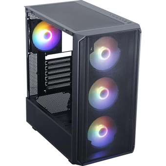 Корпус Accord 3602 черный без БП ATX 2xUSB3.0 1xUSB3.1 audio bott PSU 