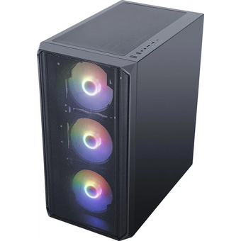  Корпус Accord 3602 черный без БП ATX 2xUSB3.0 1xUSB3.1 audio bott PSU 