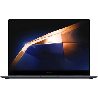  Ноутбук Samsung Electronics Galaxy Book4 Pro 360 (NP960QGK-LG1IN) 16"(2880x1800 AMOLED)/Touch/Intel Core Ultra 7 155H(1.4Ghz)/16384Mb/512PCISSDGb 