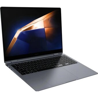  Ноутбук Samsung Electronics Galaxy Book4 Pro 360 (NP960QGK-LG1IN) 16"(2880x1800 AMOLED)/Touch/Intel Core Ultra 7 155H(1.4Ghz)/16384Mb/512PCISSDGb 