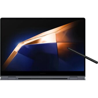  Ноутбук Samsung Electronics Galaxy Book4 Pro 360 (NP960QGK-LG1IN) 16"(2880x1800 AMOLED)/Touch/Intel Core Ultra 7 155H(1.4Ghz)/16384Mb/512PCISSDGb 