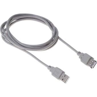  Кабель Buro BHP RET USB_AF30 USB A m-USB A f 3м серый 