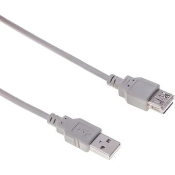  Кабель Buro BHP RET USB_AF30 USB A m-USB A f 3м серый 
