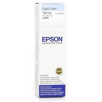  Чернила Epson L800, Light Cyan, 70 ml (C13T67354A) 