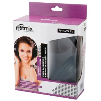  Наушники Ritmix RH-529TV Black 
