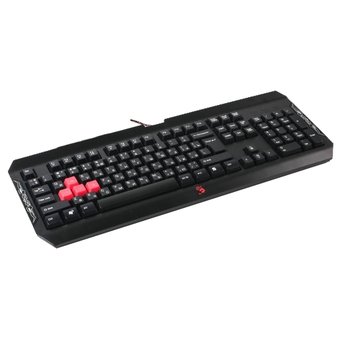  Клавиатура A4Tech Bloody Q-100 Black, Gaming, Multimedia, USB 