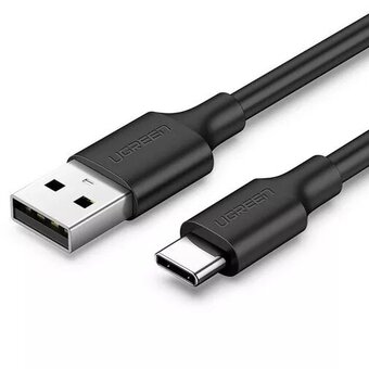  Кабель UGREEN US287 60115 USB 2.0 to USB-C Cable Nickel Plating 0.5m Black 