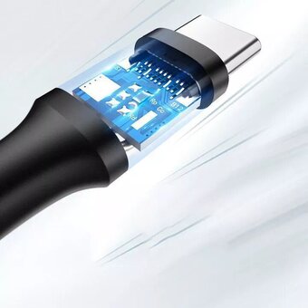  Кабель UGREEN US287 60115 USB 2.0 to USB-C Cable Nickel Plating 0.5m Black 