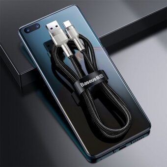 Дата-кабель Baseus Cafule (CAKF000101) Metal USB to Type-C 66W 1m Black 