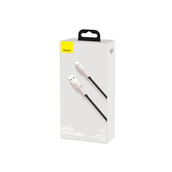  Дата-кабель Baseus Cafule (CAKF000101) Metal USB to Type-C 66W 1m Black 