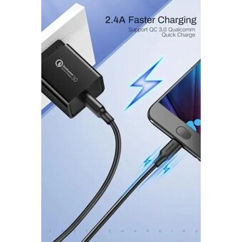  Кабель UGREEN US289 60827 Micro USB Male To USB 2.0 A Male Cable 3m 