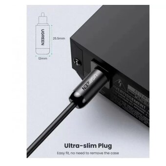  Кабель UGREEN AV122 70891 Toslink Optical Audio Cable 1.5m Black 