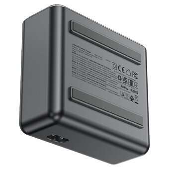  Зарядное устройство ACEFAST Z4 PD218W GaN (AF-Z4-GY) (3*USB-C+USB-A) desktop charging adapter (EU) Space Gray 