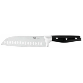  Нож Tefal Jamie Oliver K2671844 стальной сантоку лезв.180мм черный 