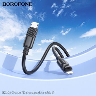  Дата-кабель BOROFONE BX106 Charge PD charging data cable iP черный 