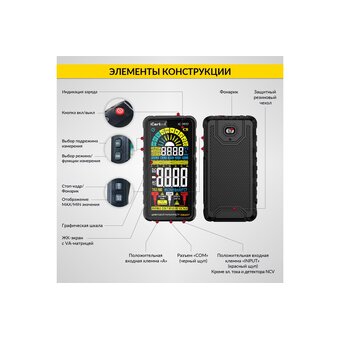  Смарт мультиметр iCarTool IC-M117 