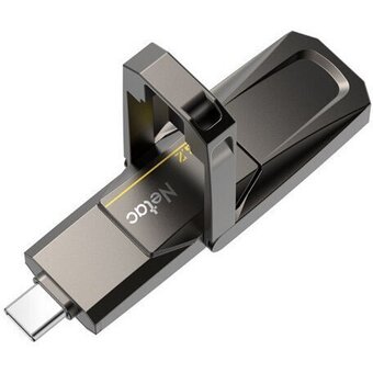  USB-флешка Netac US5 128Gb NT03US5C-128G-32TA, USB3.2, Solid State Flash Drive, up to 550MB/500MB/s 