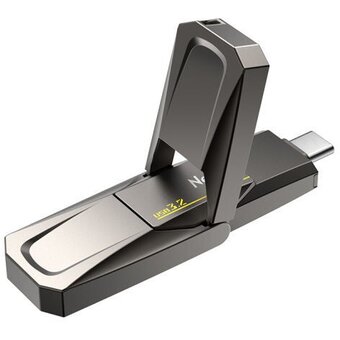  USB-флешка Netac US5 128Gb NT03US5C-128G-32TA, USB3.2, Solid State Flash Drive, up to 550MB/500MB/s 