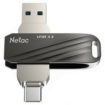  USB-флешка Netac US11 NT03US11C-032G-32BK 32GB USB3.0+TypeC Dual Flash Drive 