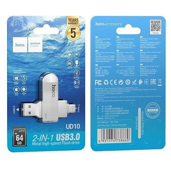 USB-флешка 64G Type-C USB Hoco UD10 Wise 