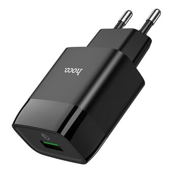  СЗУ HOCO C72Q Glorious single port QC3.0 + Micro черный 