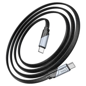  Дата-кабель HOCO U119 Machine 60W charging data cable Type-C + Type-C черный 