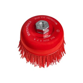  Щетка нейлоновая для УШМ VertexTools 12400-100 100 мм 