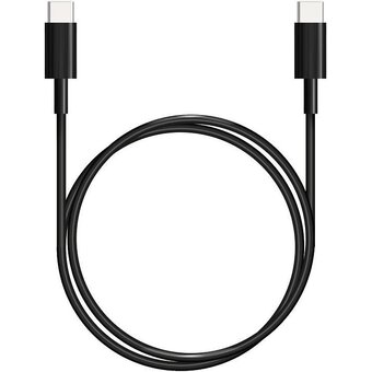  Кабель для зарядки Bion BXP-CCP-USBC-CMCM-1M-B, USB Type-C to Type-C (CM/CM), 3A, 60W, 1м, черный 