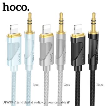  Аудио-адаптер HOCO UPA30 Friend digital audio conversion cable iP черный 
