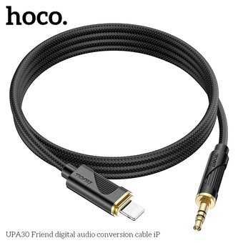 Аудио-адаптер HOCO UPA30 Friend digital audio conversion cable iP черный 