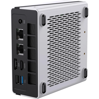  Неттоп Chuwi Ubox CWI604H AMD Ryzen 5 6600H(3.3Ghz)/16384Mb/512PCISSDGb/Int:AMD Radeon/BT/WiFi/war 1y/1.35kg/Iron Gray/Win11Home + DDR5 (SODIMM MA 