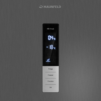  Холодильник MAUNFELD MFF200NFS Inverter 