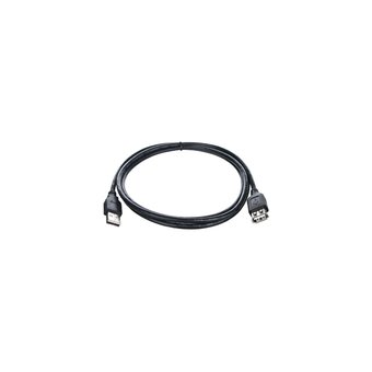  Кабель удлинительный Telecom TUS6990-1.5M USB2.0 Am-- Af 1,5м черный 