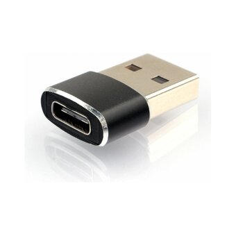  Переходник Cablexpert A-USB2-AMCF-02 USB-A(M)/Type-C(F) 2.0 