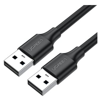  Кабель UGREEN US102 10311 USB 2.0 A Male to A Male Cable 2m Black 