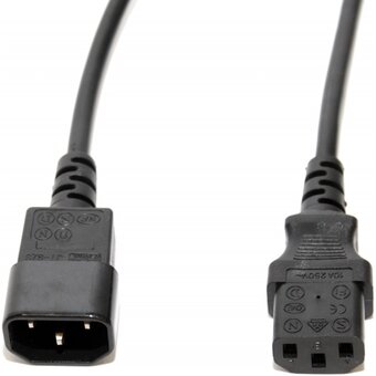  Кабель питания 5bites PC105-18A IEC-320-C13 IEC-320-C14 220V 3G*0.50mm 1.8m 