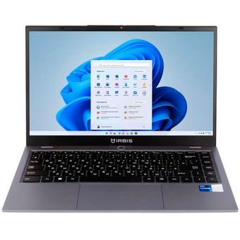  Ноутбук IRBIS 14NBP3004D (1920x1080) 14" FHD IPS 300cd, Core i7-1255U, 16Gb DDR4-3200, 512Gb SSD, Wi-Fi 6+BT 5,48Wh, Metal case, Kbd Backlit 