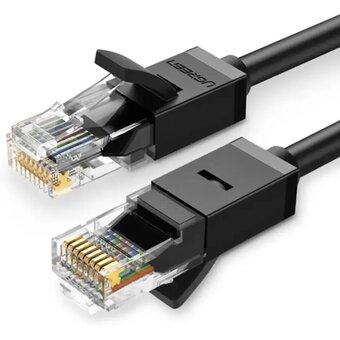  Кабель UGREEN NW102 20163 Cat6 8-Core U/UTP Ethernet Cable 8m Black 