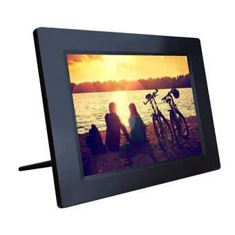  Цифровая фоторамка Digma PF-743 IPS черный 