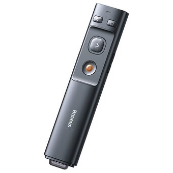  Указка лазерная Baseus (ACFYB-B0G) Orange Dot Wireless Presenter (Red Laser) Gray 